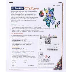 Pine Kids Swirl N Twirl Paper Quilling DIY Kit - Multicolour