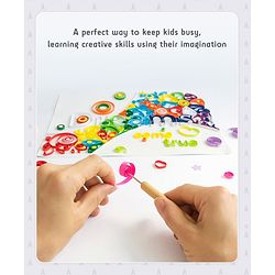 Pine Kids Swirl N Twirl Paper Quilling DIY Kit - Multicolour