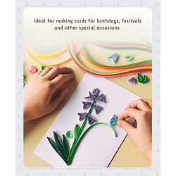 Pine Kids Swirl N Twirl Paper Quilling DIY Kit - Multicolour
