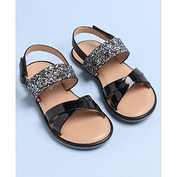 Pine Kids Party Wear Sandals - White