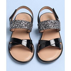 Pine Kids Party Wear Sandals - White