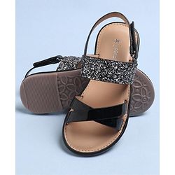 Pine Kids Party Wear Sandals - White