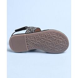 Pine Kids Party Wear Sandals - White