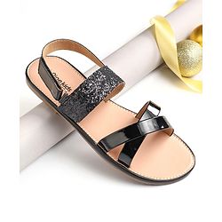 Pine Kids Party Wear Sandals - White