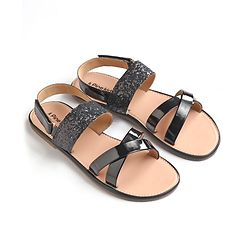 Pine Kids Party Wear Sandals - White