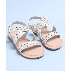 Pine Kids Party Wear Sandals - Silver