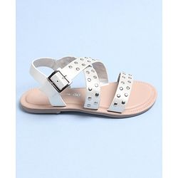 Pine Kids Party Wear Sandals - Silver