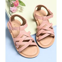Pine Kids Sandals With Velcro Closure - Pink