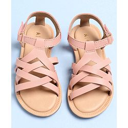 Pine Kids Sandals With Velcro Closure - Pink