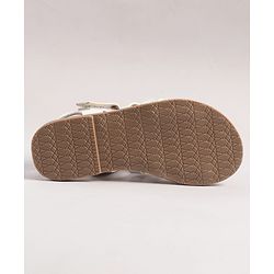 Pine Kids Sandals With Velcro Closure - White
