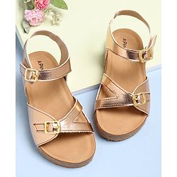 Pine Kids Sandals With Buckle Closure - Rose Gold