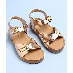 Pine Kids Sandals With Buckle Closure - Rose Gold
