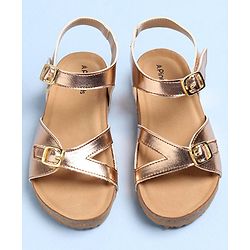 Pine Kids Sandals With Buckle Closure - Rose Gold