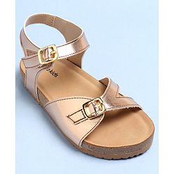 Pine Kids Sandals With Buckle Closure - Rose Gold