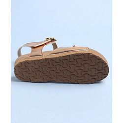 Pine Kids Sandals With Buckle Closure - Rose Gold