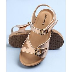 Pine Kids Sandals With Buckle Closure - Rose Gold
