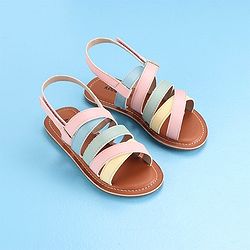 Pine Kids Open Toe Sandals - Pink Blue