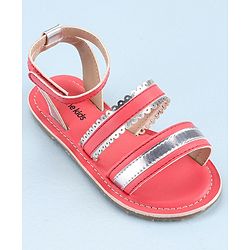 Pine Kids Party Wear Sandals - Pink