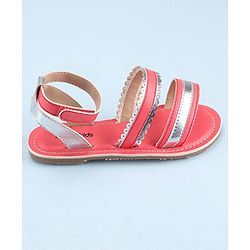 Pine Kids Party Wear Sandals - Pink