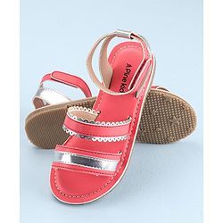 Pine Kids Party Wear Sandals - Pink
