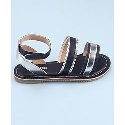 Pine Kids Party Wear Sandals - Navy Blue