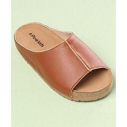 Pine Kids Open Toe Sandals - Tan