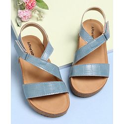 Pine Kids Sandals With Velcro Closure - Blue