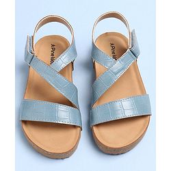 Pine Kids Sandals With Velcro Closure - Blue