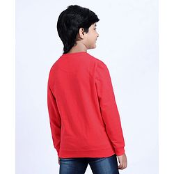 Pine Kids Full Sleeves Sweatshirt Text Print - Multicolour