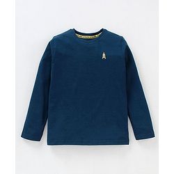 Pine Kids Full Sleeves Bio-Washed T-shirt Pack of 2 - Multicolour