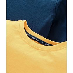 Pine Kids Full Sleeves Bio-Washed T-shirt Pack of 2 - Multicolour