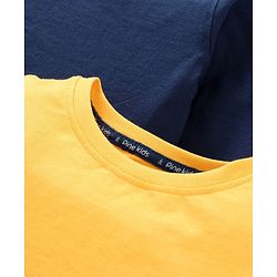 Pine Kids Full Sleeves Biowashed T-shirt Pack of 2 - Multicolour