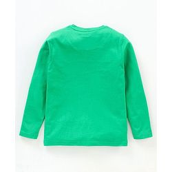 Pine Kids Full Sleeves Biowashed T-shirt Pack of 2 - Green Orange