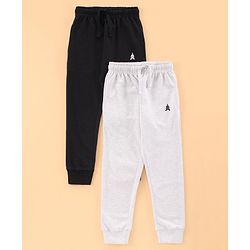 Pine Kids Full Length Bio Wash Track Pants - Grey Black