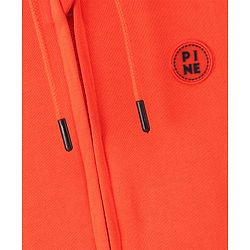 Pine Kids Full Sleeves Bio Wash Hooded Sweatshirt - Orange