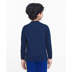 Pine Kids Full Sleeves Bio Wash Tee - Blue Yellow