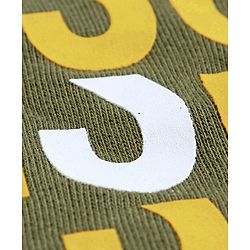Pine Kids Full Sleeves Sweatshirt Text Print - Green