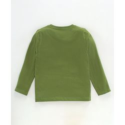 Pine Kids Full Sleeves Bio Washed T-Shirt - Green