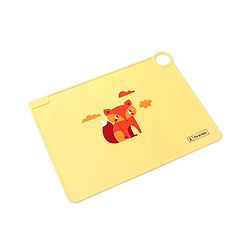 Pine Kids Silicone Animal Printed Placemat - Yellow