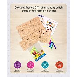 Pine Kids Stellar Spinning Tops DIY Activity Kit - Multicolour