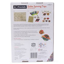 Pine Kids Stellar Spinning Tops DIY Activity Kit - Multicolour