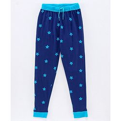 Pine Kids Full Sleeves Biowash Printed Night Suit - Blue
