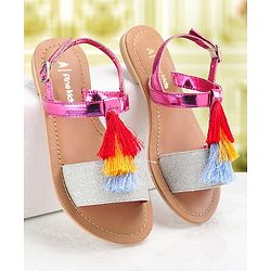 Pine Kids Ethnic Wear Sandal - Purple