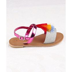 Pine Kids Ethnic Wear Sandal - Purple