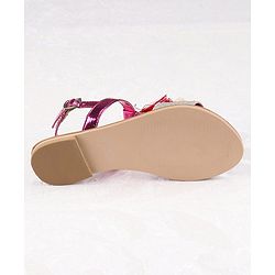 Pine Kids Ethnic Wear Sandal - Purple