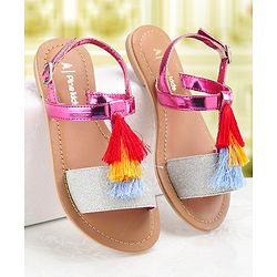 Pine Kids Ethnic Wear Sandal - Purple