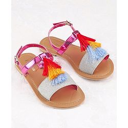Pine Kids Ethnic Wear Sandal - Purple