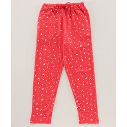 Pine Kids Biowashed Full Sleeves Top & Pyjama Pants Set Text Print - Multicolour