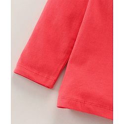 Pine Kids Biowashed Full Sleeves Top & Pyjama Pants Set Text Print - Multicolour