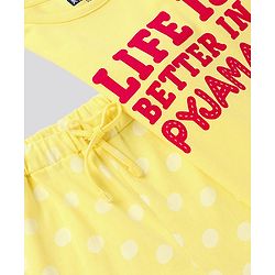 Pine Kids GIRLS Full Sleeves Night Suit 6-7Y Multi-Color